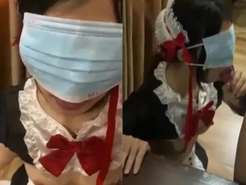 Cô bạn gái việt dâm cosplay nô lệ tình dục liếm mút con cậu bé điêu luyện