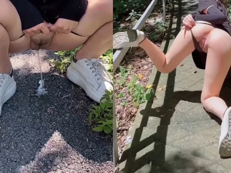 địt trộm public ngoài đường cùng bạn gái da trắng vú bự